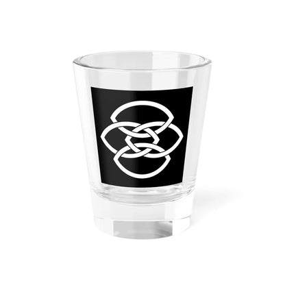 Yotsuwa inverted (Japan) (Coat of Arms) Shot Glass 1.5oz 1.5oz - Go Mug Yourself