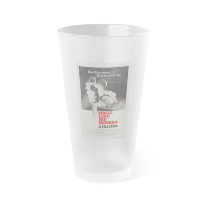 YOU'LL LIKE MY MOTHER 1972 Movie Poster - Frosted Pint Glass 16oz Default Title - Go Mug Yourself