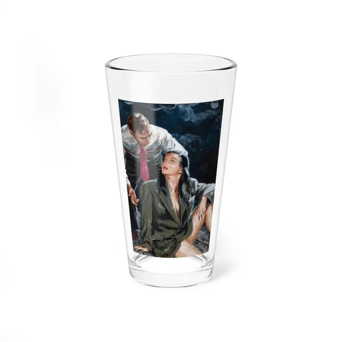 You Play the Black and the Red Comes Up, preliminary Dell paperback cover, 1951 - Pint Glass 16oz 16oz - Go Mug Yourself