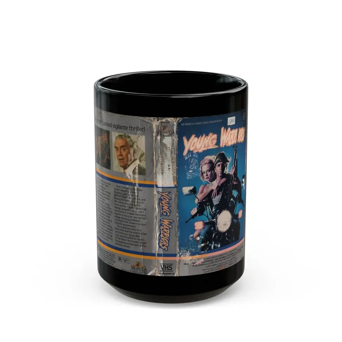 YOUBG WARRIORS (VHS COVER) - Black Coffee Mug 15oz - Go Mug Yourself