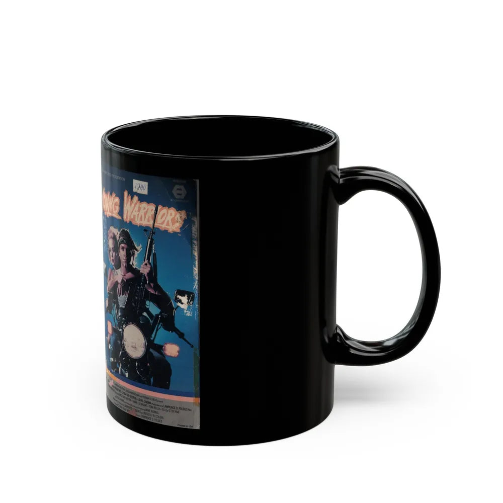 YOUBG WARRIORS (VHS COVER) - Black Coffee Mug-Go Mug Yourself