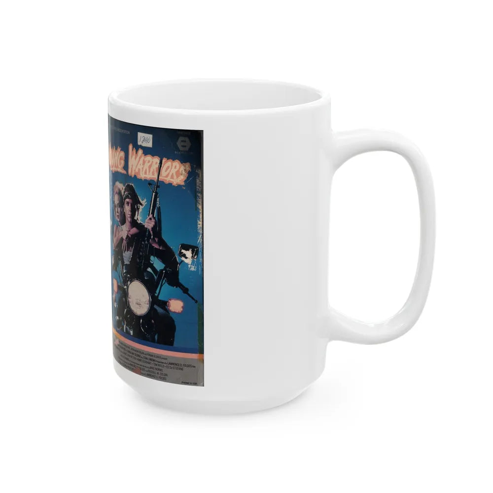 YOUBG WARRIORS (VHS COVER) - White Coffee Mug-Go Mug Yourself