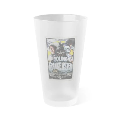 YOUNG FRANKENSTEIN 1974 Movie Poster - Frosted Pint Glass 16oz Default Title - Go Mug Yourself