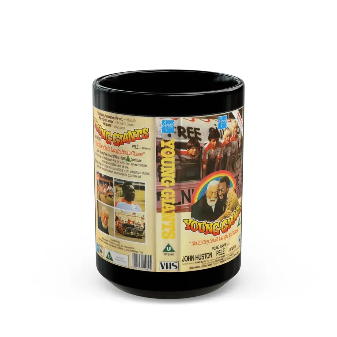 YOUNG GIANTS (VHS COVER) - Black Coffee Mug 15oz - Go Mug Yourself