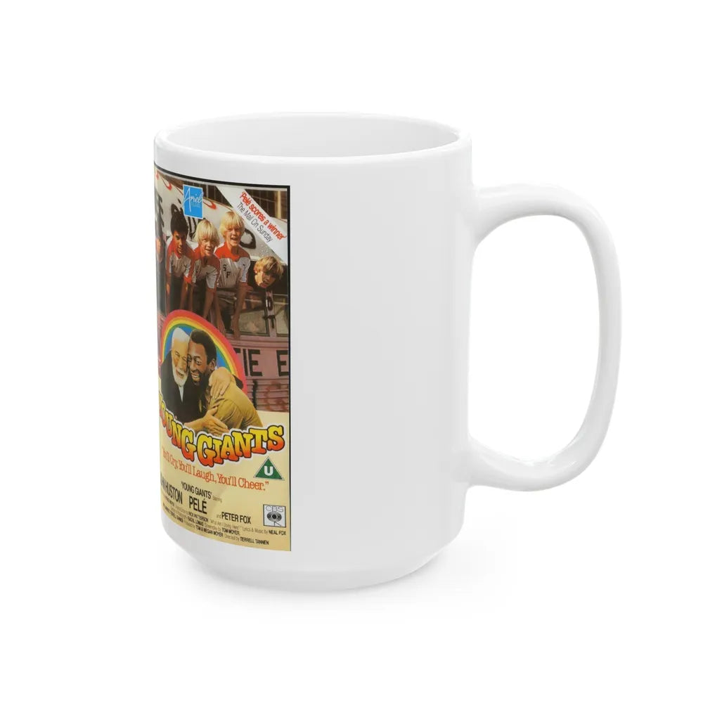 YOUNG GIANTS (VHS COVER) - White Coffee Mug-Go Mug Yourself