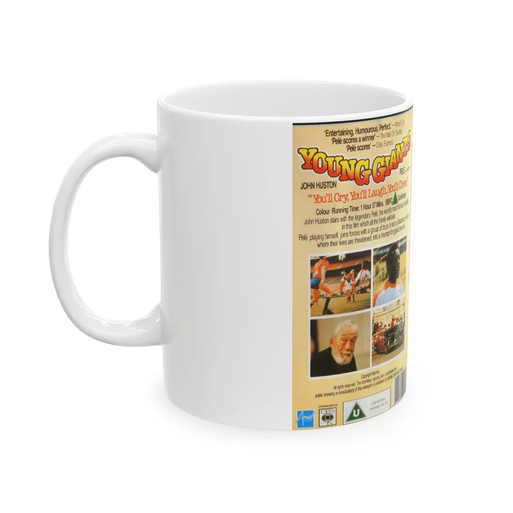 YOUNG GIANTS (VHS COVER) - White Coffee Mug-Go Mug Yourself