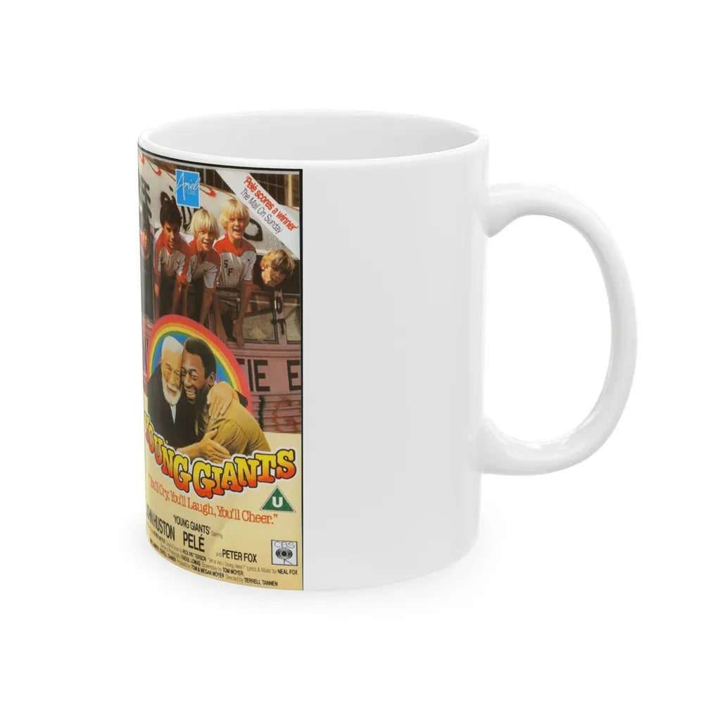 YOUNG GIANTS (VHS COVER) - White Coffee Mug-Go Mug Yourself