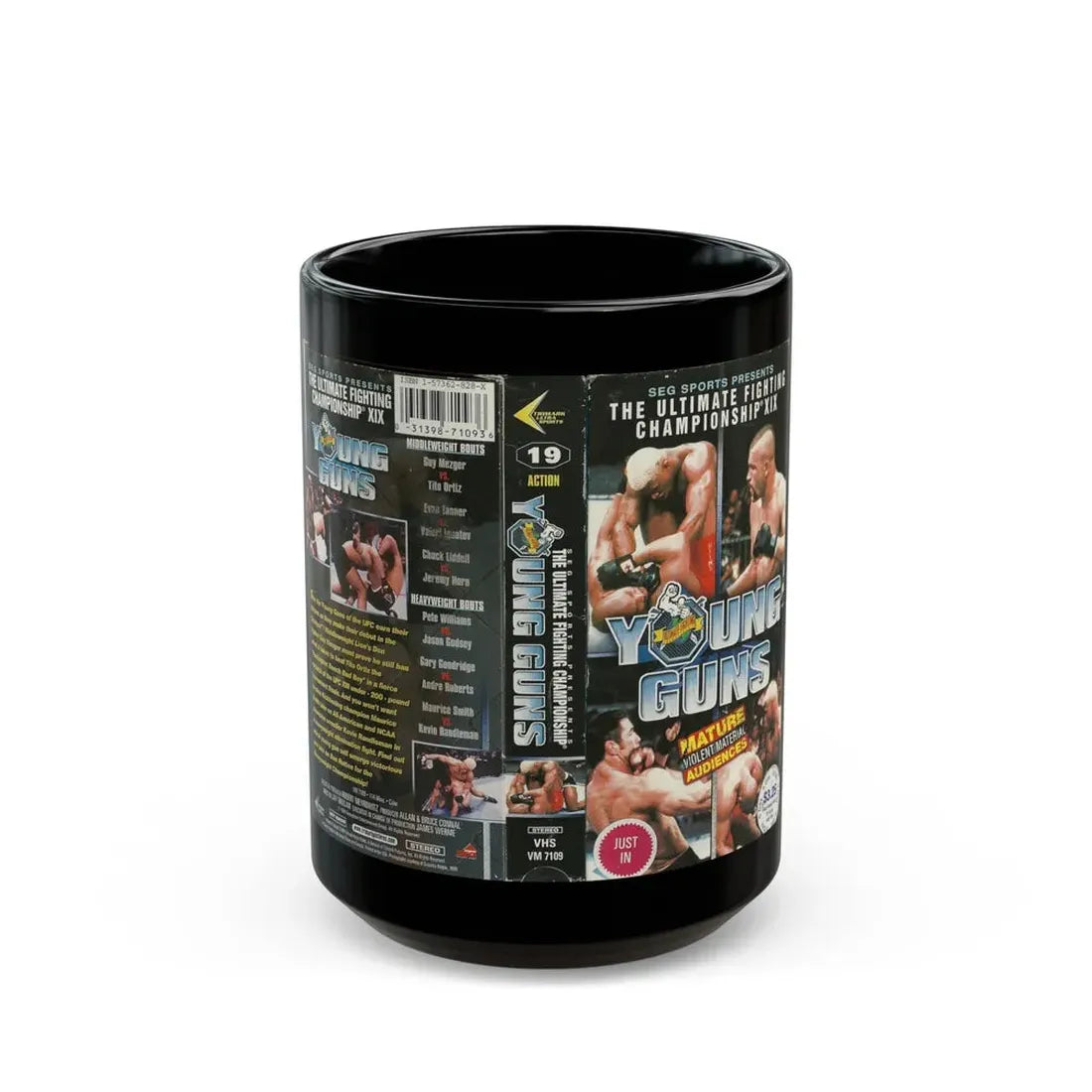 YOUNG GUNS (VHS COVER) - Black Coffee Mug 15oz - Go Mug Yourself