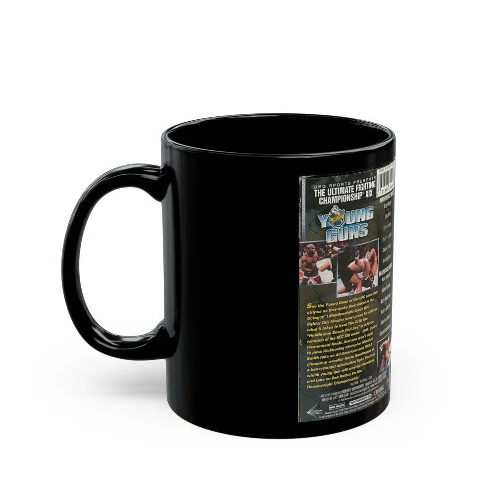 YOUNG GUNS (VHS COVER) - Black Coffee Mug-Go Mug Yourself