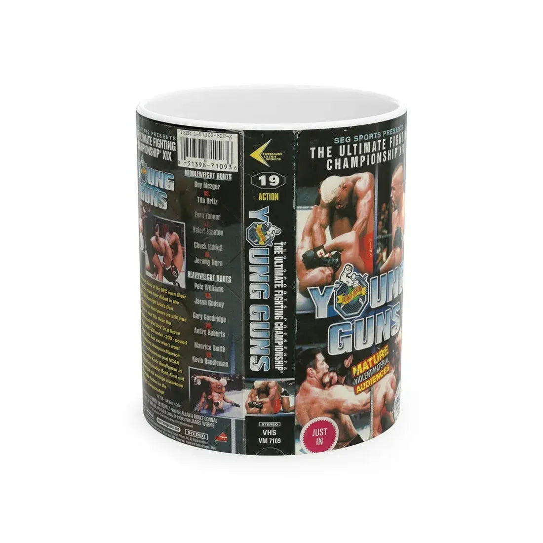 YOUNG GUNS (VHS COVER) - White Coffee Mug 11oz - Go Mug Yourself