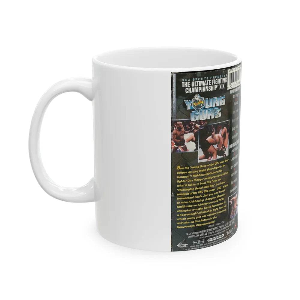 YOUNG GUNS (VHS COVER) - White Coffee Mug-Go Mug Yourself