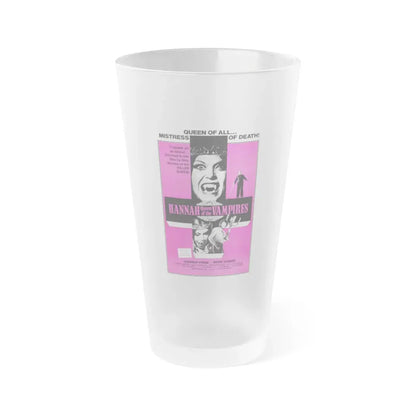 YOUNG HANNAH QUEEN OF THE VAMPIRES (2) 1973 Movie Poster - Frosted Pint Glass 16oz Default Title - Go Mug Yourself