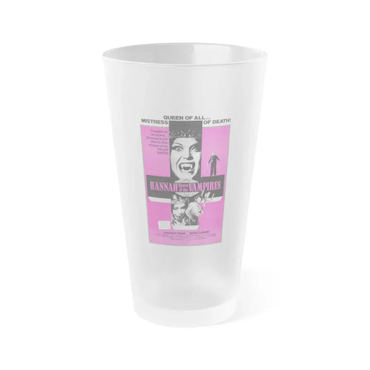 YOUNG HANNAH QUEEN OF THE VAMPIRES (2) 1973 Movie Poster - Frosted Pint Glass 16oz Default Title - Go Mug Yourself