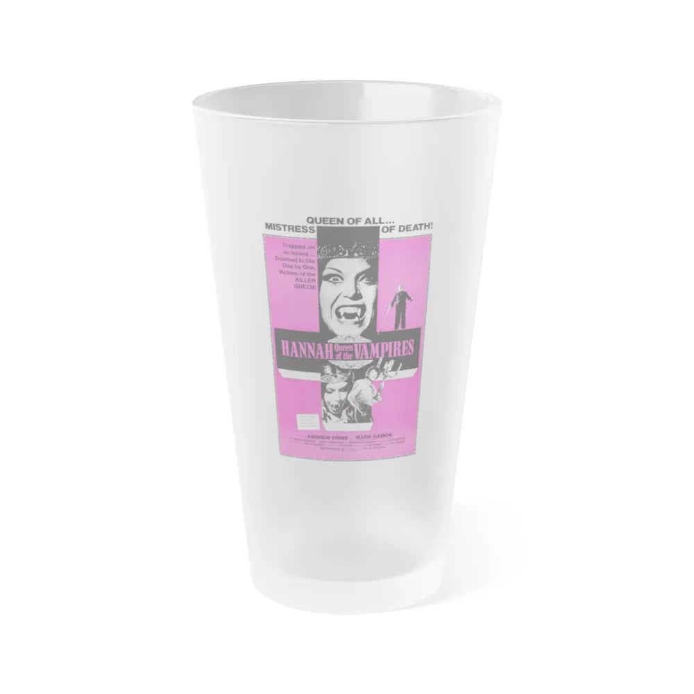 YOUNG HANNAH QUEEN OF THE VAMPIRES (2) 1973 Movie Poster - Frosted Pint Glass 16oz-Go Mug Yourself