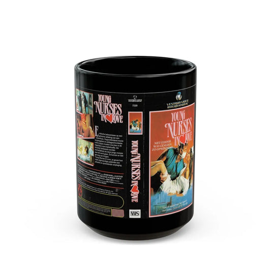 YOUNG NURSES IN LOVE (VHS COVER) - Black Coffee Mug-15oz-Go Mug Yourself