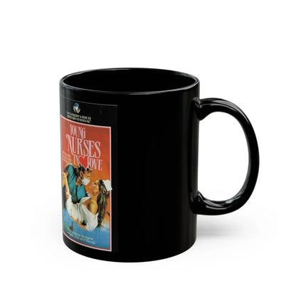 YOUNG NURSES IN LOVE (VHS COVER) - Black Coffee Mug - Go Mug Yourself