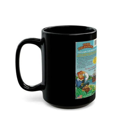 YOUNG POCAHONTAS (VHS COVER) - Black Coffee Mug - Go Mug Yourself