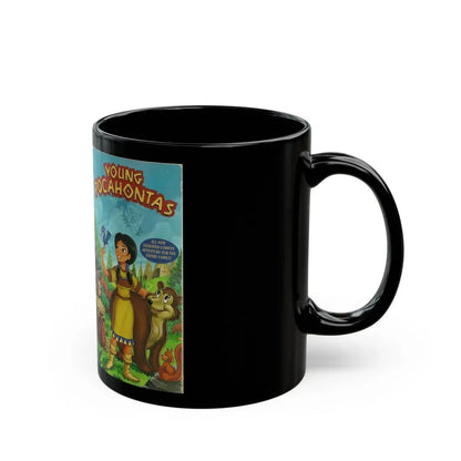 YOUNG POCAHONTAS (VHS COVER) - Black Coffee Mug - Go Mug Yourself