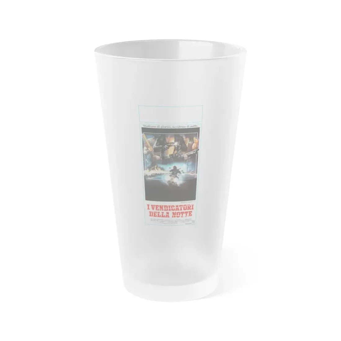 YOUNG WARRIORS (ITALIAN) 1983 Movie Poster - Frosted Pint Glass 16oz Default Title - Go Mug Yourself