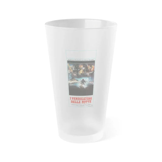 YOUNG WARRIORS (ITALIAN) 1983 Movie Poster - Frosted Pint Glass 16oz Default Title - Go Mug Yourself
