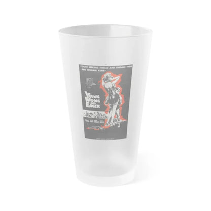 YOUNG WILLING AND EAGER 1961 Movie Poster - Frosted Pint Glass 16oz Default Title - Go Mug Yourself