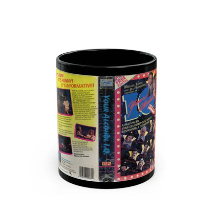 YOUR ALCOHOL IQ (VHS COVER) - Black Coffee Mug-11oz-Go Mug Yourself