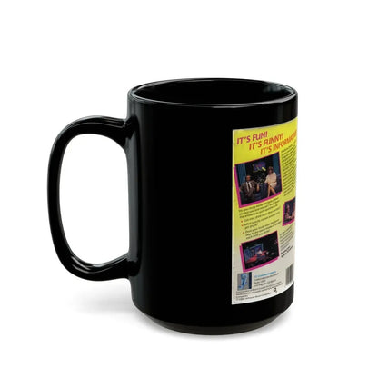 YOUR ALCOHOL IQ (VHS COVER) - Black Coffee Mug - Go Mug Yourself