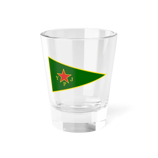 YPJ Flag (Syria) Shot Glass 1.5oz 1.5oz - Go Mug Yourself