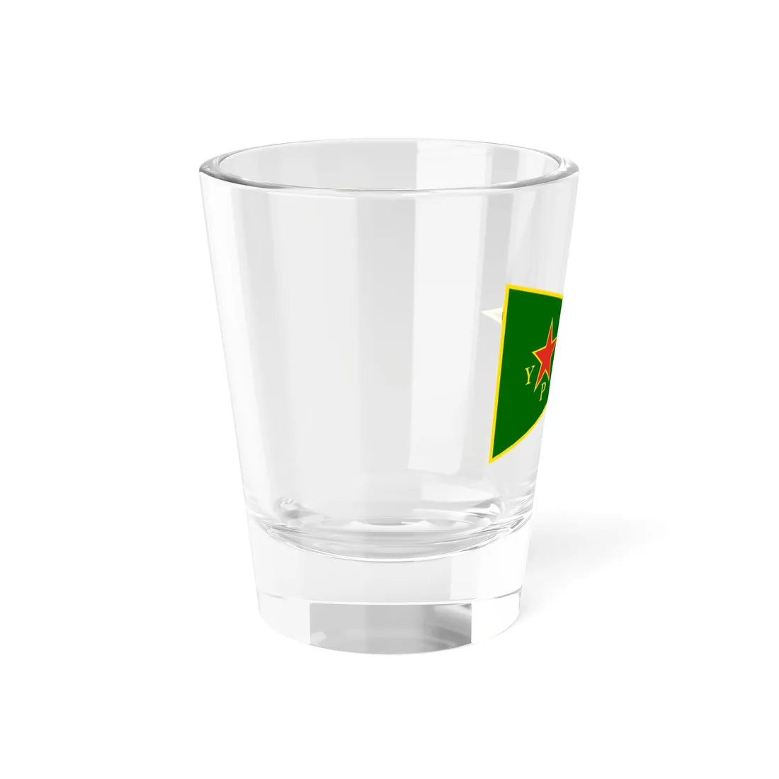 YPJ Flag (Syria) Shot Glass 1.5oz - Go Mug Yourself