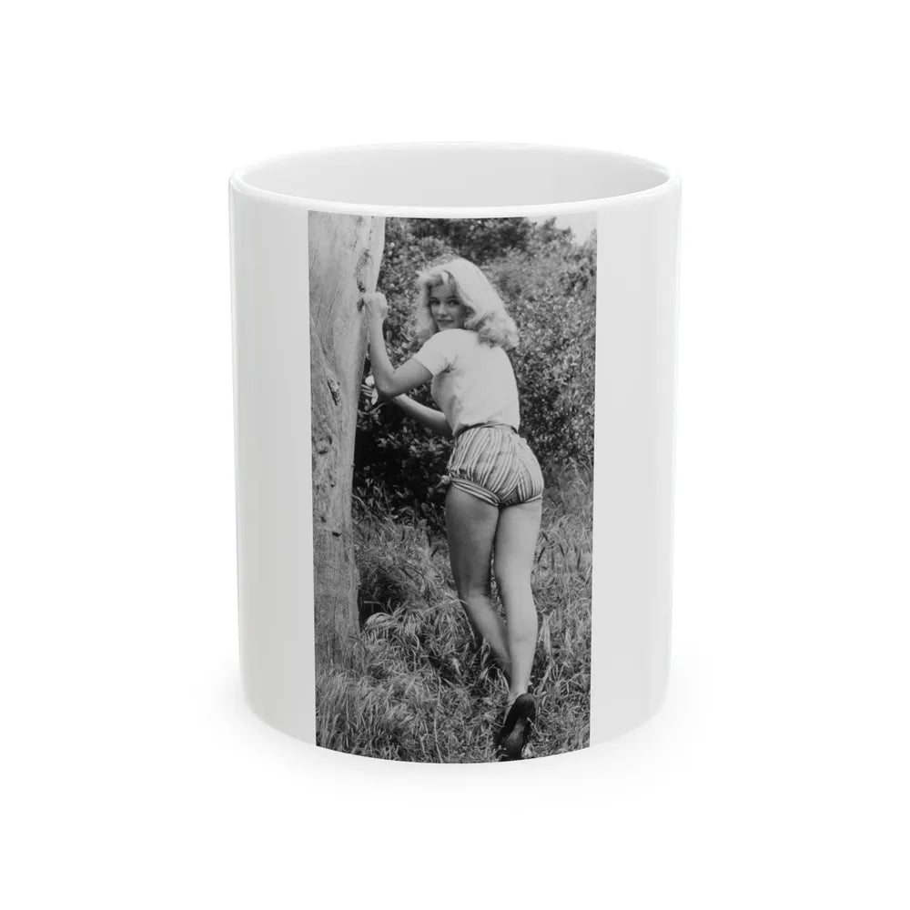 Yvette Mimieux #09 (Vintage Female Icon) White Coffee Mug-11oz-Go Mug Yourself