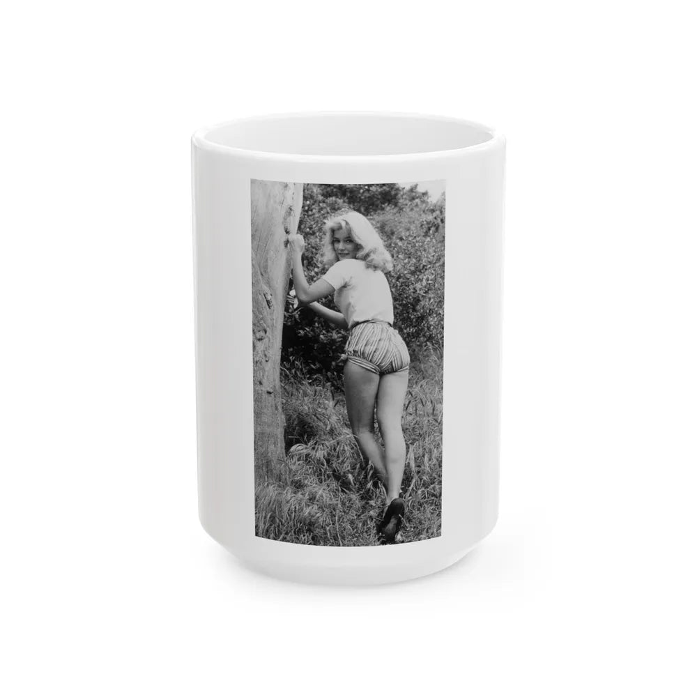 Yvette Mimieux #09 (Vintage Female Icon) White Coffee Mug-15oz-Go Mug Yourself