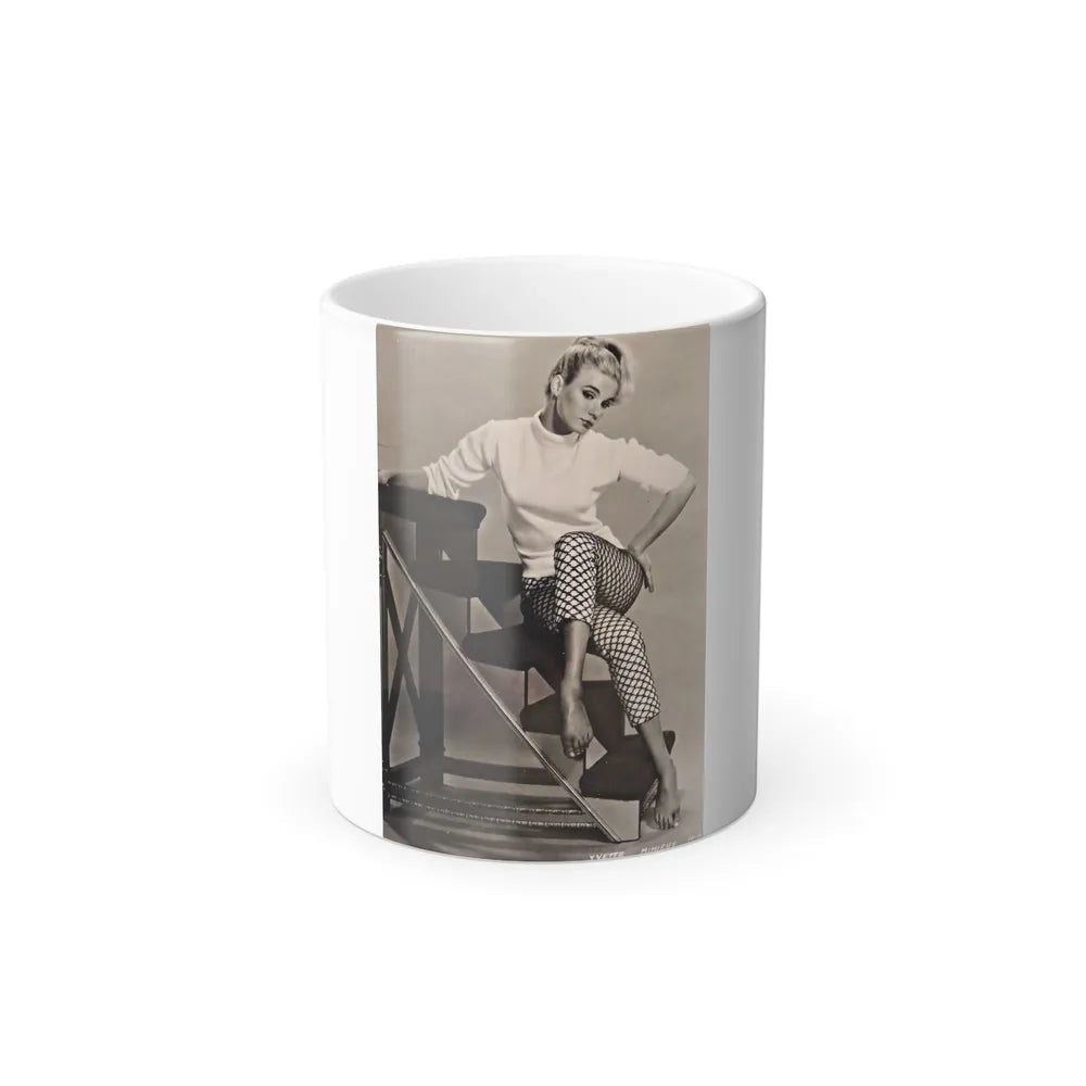 Yvette Mimieux #100 (Vintage Female Icons) Color Changing Mug 11oz-11oz-Go Mug Yourself