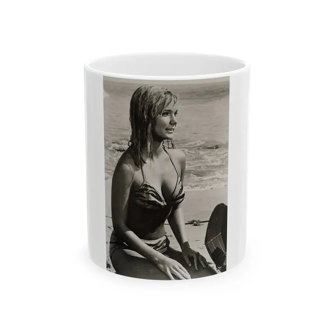 Yvette Mimieux #102 (Vintage Female Icon) White Coffee Mug 11oz - Go Mug Yourself