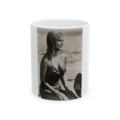 Yvette Mimieux #102 (Vintage Female Icon) White Coffee Mug 11oz - Go Mug Yourself