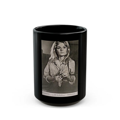 Yvette Mimieux #104 (Vintage Female Icon) Black Coffee Mug-15oz-Go Mug Yourself