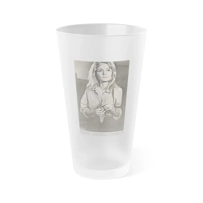 Yvette Mimieux #104 (Vintage Female Icon) Frosted Pint Glass 16oz 16oz Frosted - Go Mug Yourself
