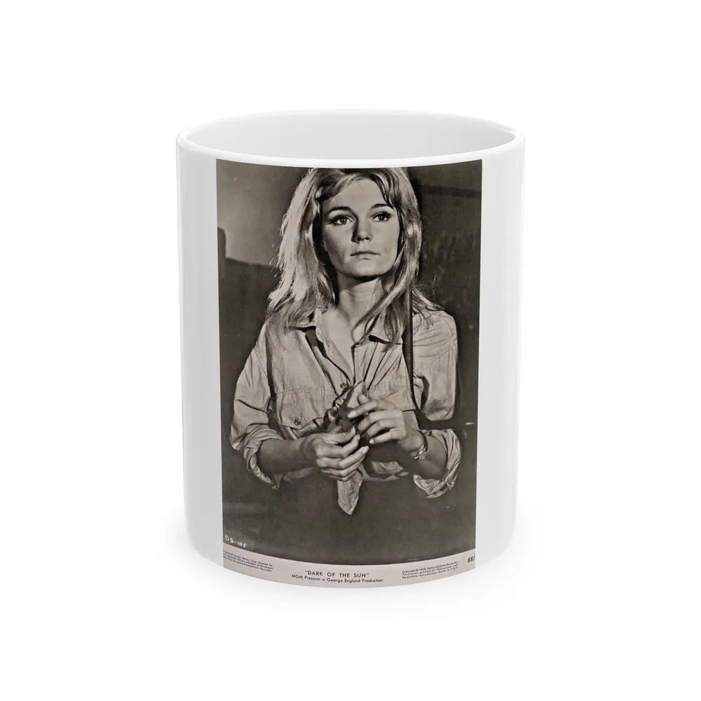 Yvette Mimieux #104 (Vintage Female Icon) White Coffee Mug-11oz-Go Mug Yourself