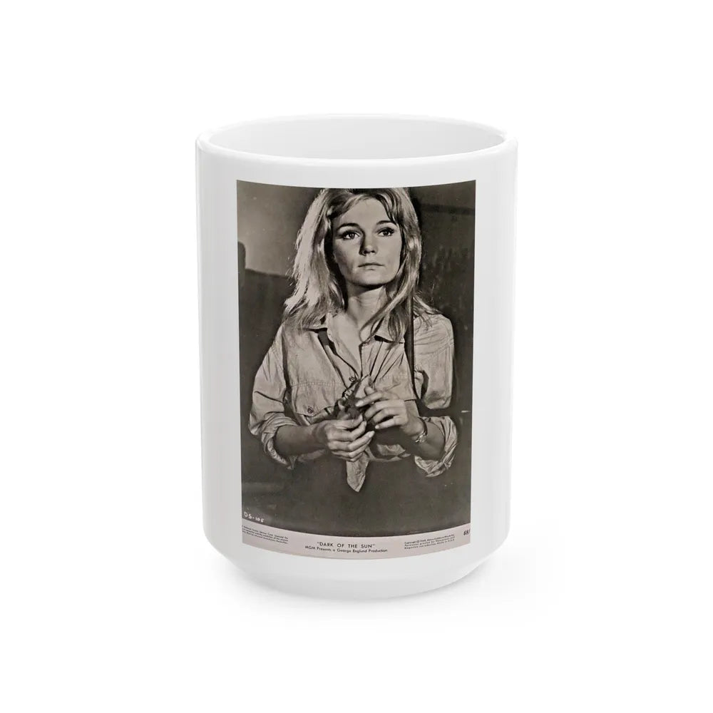 Yvette Mimieux #104 (Vintage Female Icon) White Coffee Mug-15oz-Go Mug Yourself