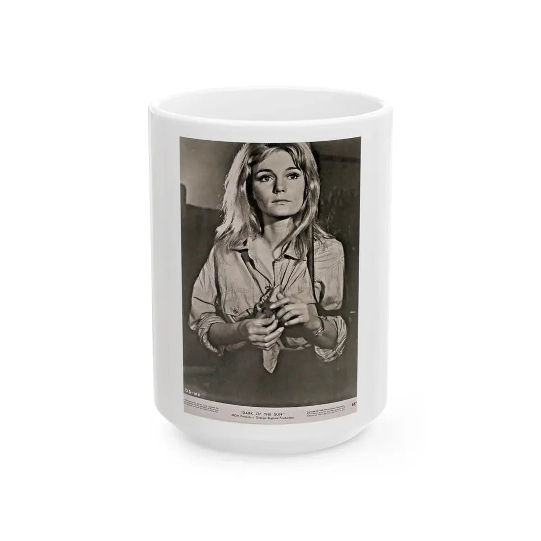 Yvette Mimieux #104 (Vintage Female Icon) White Coffee Mug 15oz - Go Mug Yourself