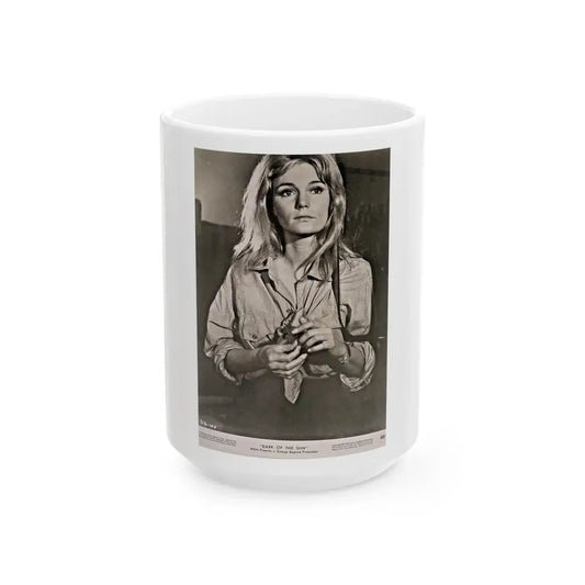 Yvette Mimieux #104 (Vintage Female Icon) White Coffee Mug 15oz - Go Mug Yourself