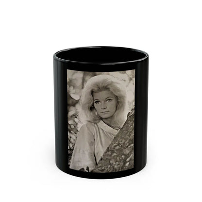 Yvette Mimieux #105 (Vintage Female Icon) Black Coffee Mug-11oz-Go Mug Yourself