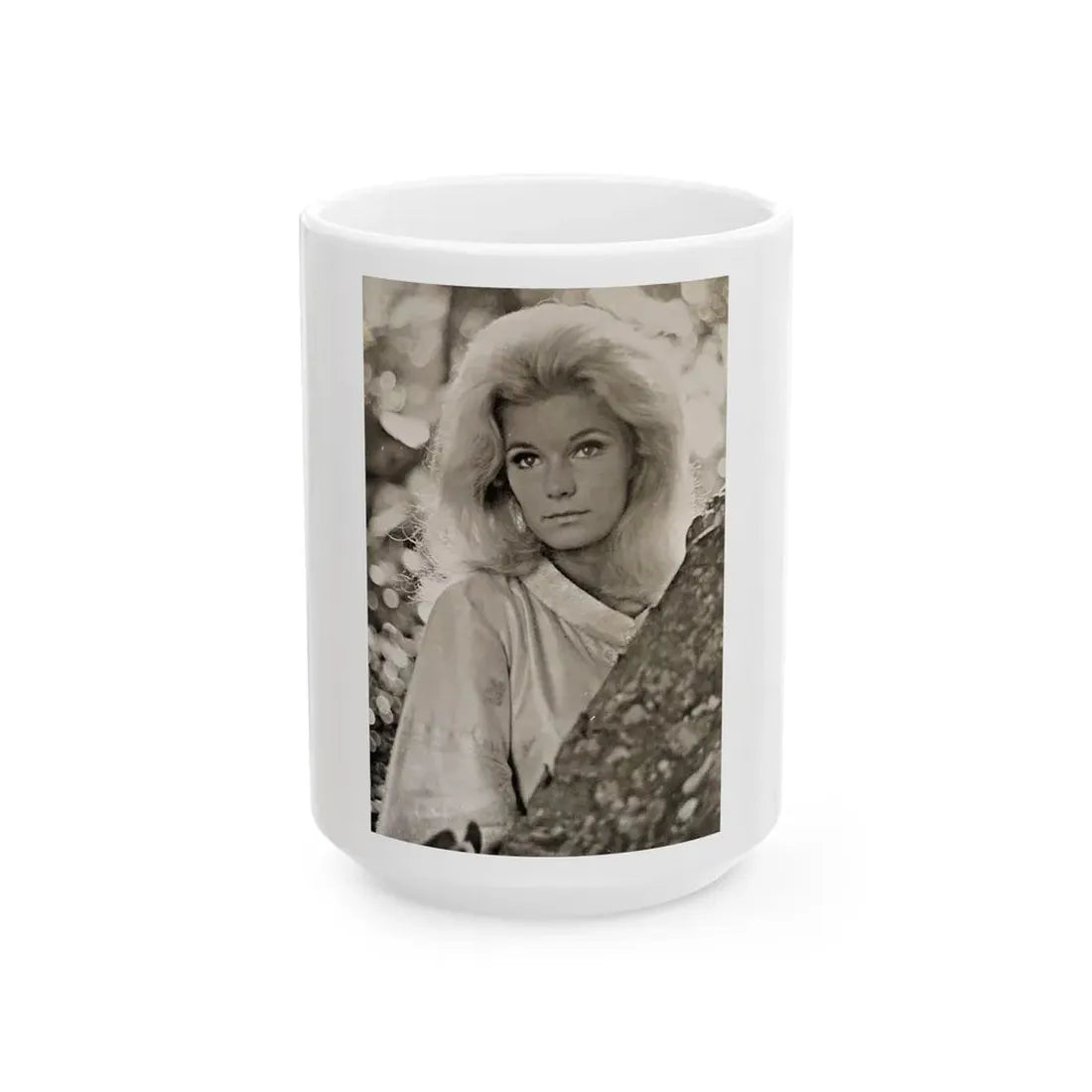 Yvette Mimieux #105 (Vintage Female Icon) White Coffee Mug 15oz - Go Mug Yourself