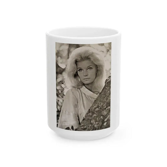 Yvette Mimieux #105 (Vintage Female Icon) White Coffee Mug 15oz - Go Mug Yourself