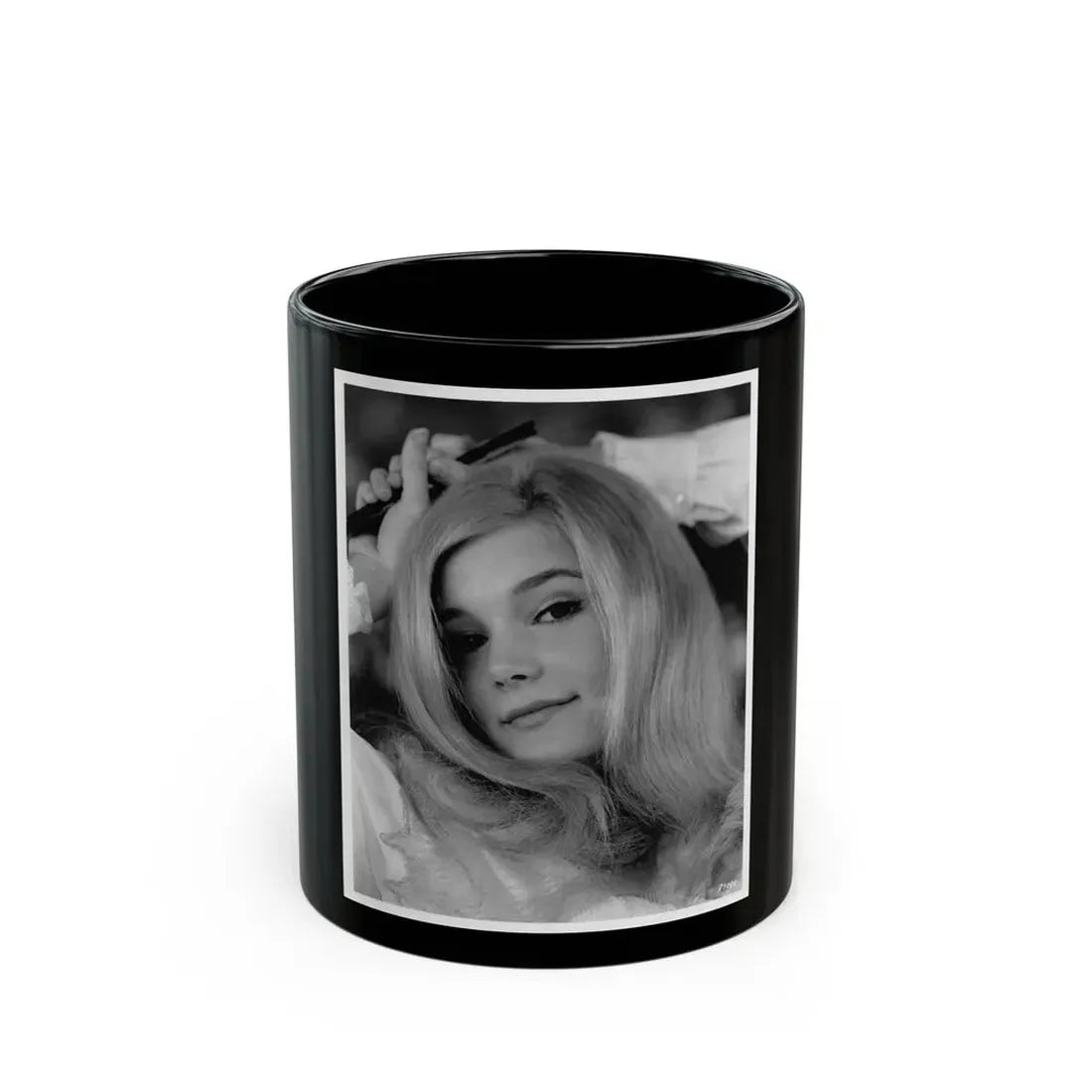 Yvette Mimieux #108 (Vintage Female Icon) Black Coffee Mug 11oz - Go Mug Yourself