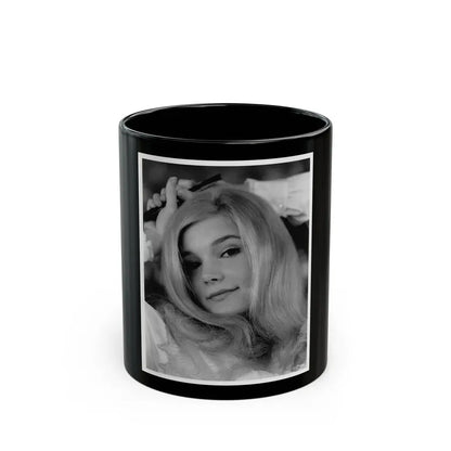 Yvette Mimieux #108 (Vintage Female Icon) Black Coffee Mug 11oz - Go Mug Yourself
