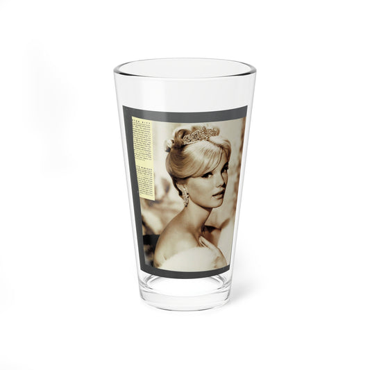 Yvette Mimieux #117 (Vintage Female Icon) Pint Glass 16oz-16oz-Go Mug Yourself