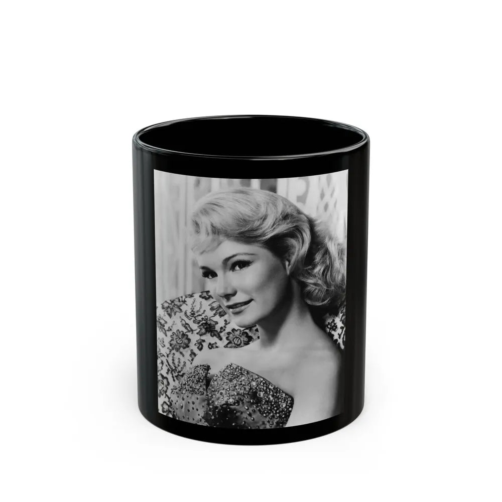 Yvette Mimieux #16 (Vintage Female Icon) Black Coffee Mug-11oz-Go Mug Yourself