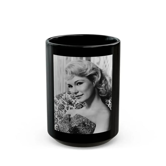 Yvette Mimieux #16 (Vintage Female Icon) Black Coffee Mug 15oz - Go Mug Yourself