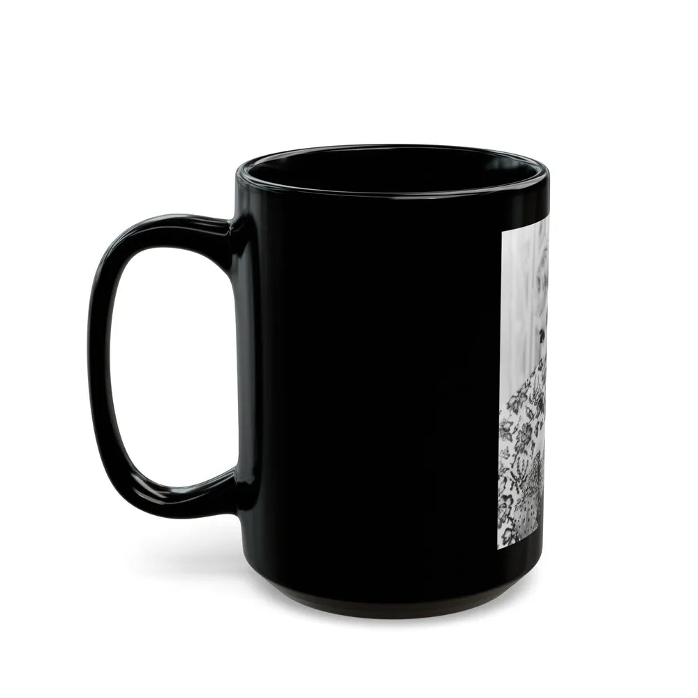 Yvette Mimieux #16 (Vintage Female Icon) Black Coffee Mug-Go Mug Yourself