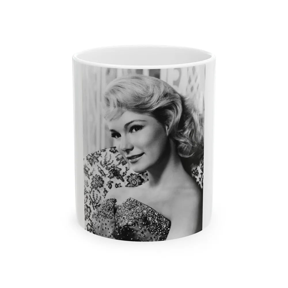 Yvette Mimieux #16 (Vintage Female Icon) White Coffee Mug-11oz-Go Mug Yourself